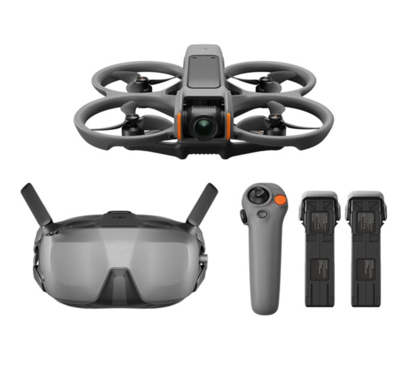 DJI Avata 2 FPV Drone with Goggles N3 & 3-Battery Fly More Combo