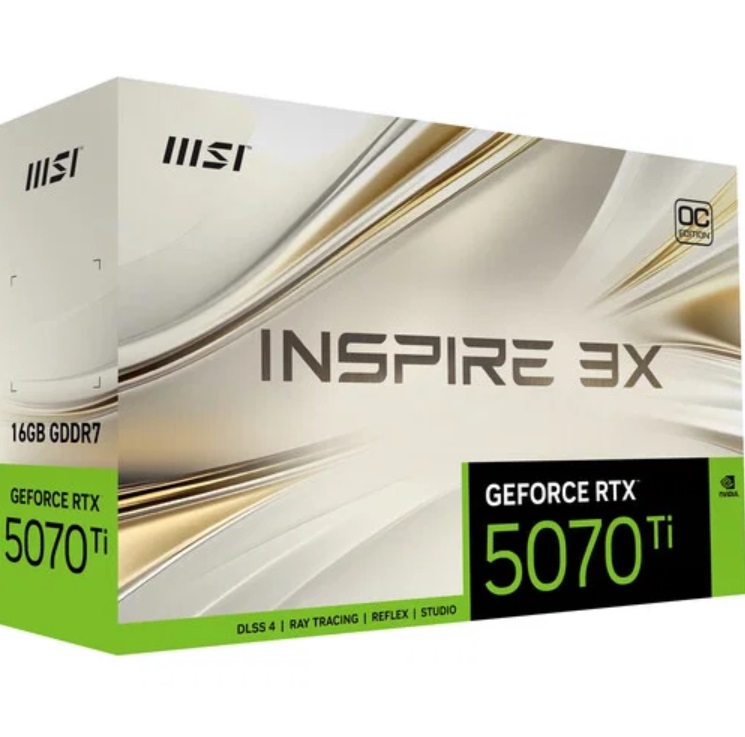 MSI GeForce RTX 5070 Ti INSPIRE 3X OC PLUS